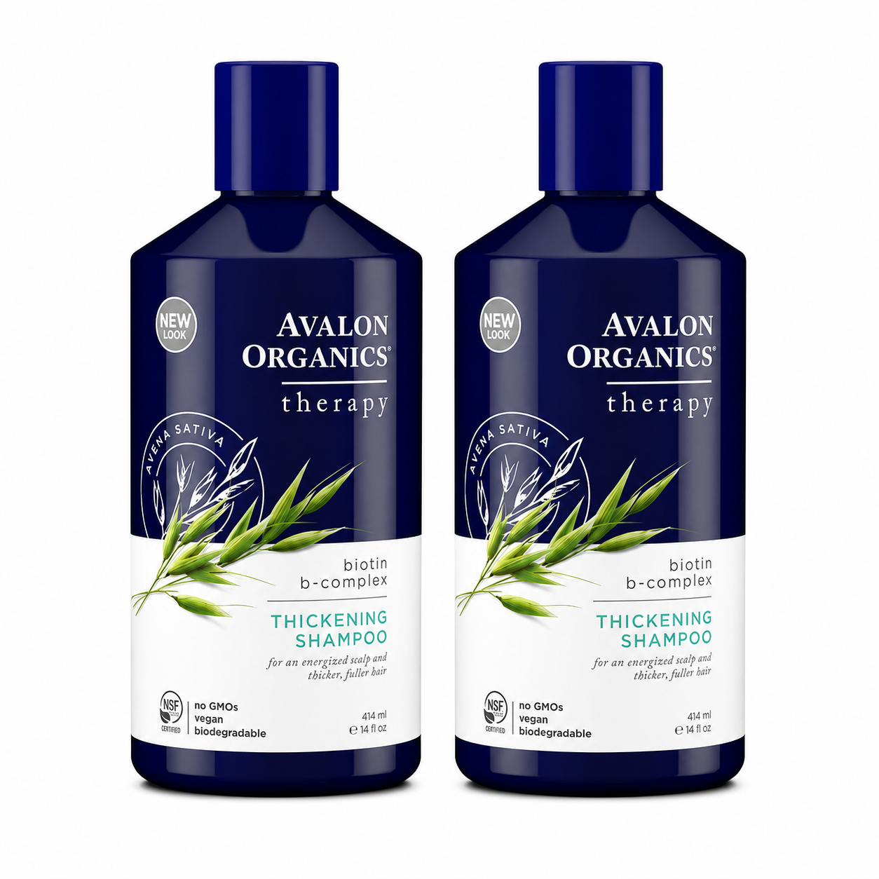 Avalon Organics Biotin B-Complex Thickening Shampoo 14 Fluid oz Avalon Organics